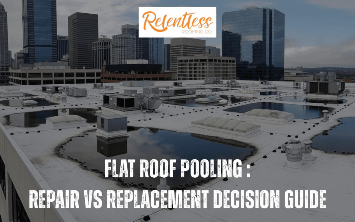 Flat Roof Pooling: Repair vs Replacement Decision Guide