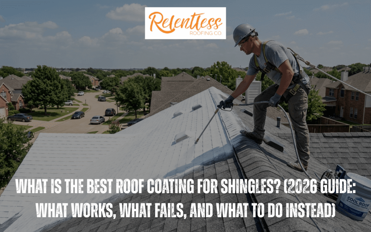 What Is the Best Roof Coating for Shingles (2026 Guide - What Works, What Fails, and What to Do Instead)