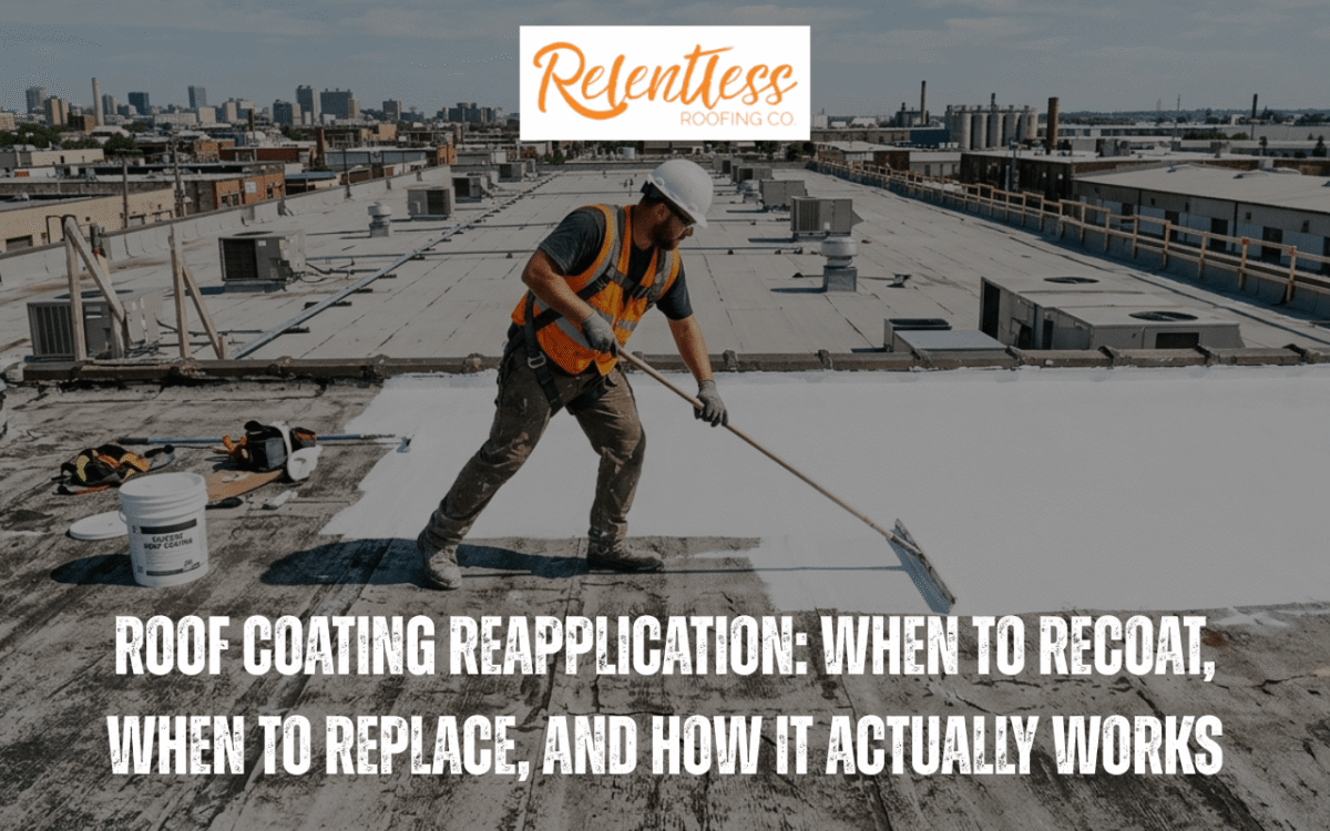 Roof Coating Reapplication When to Recoat, When to Replace, and How It Actually Works