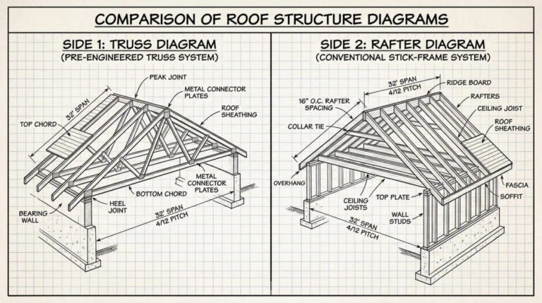Rafter vs Truss: Which Is Better for Your Roof?
