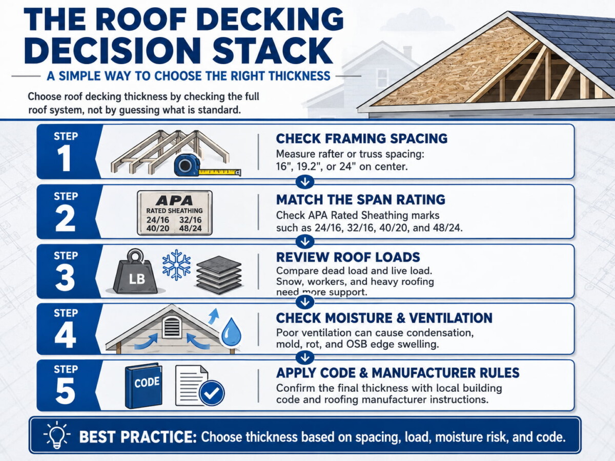 Comprehensive Roof Decking Thickness Guide - Code Requirements and Smart Decking Choices Explained