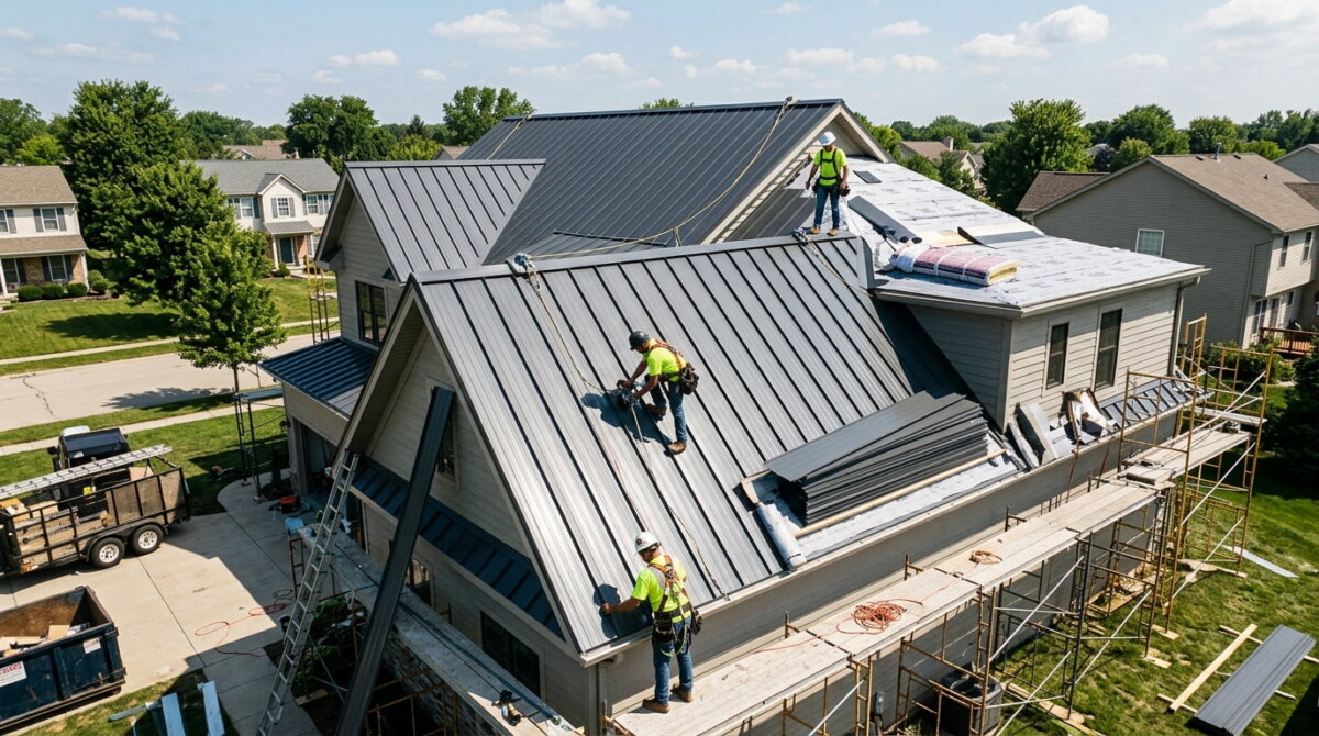 How Much Does a Standing Seam Metal Roof Cost in Indiana