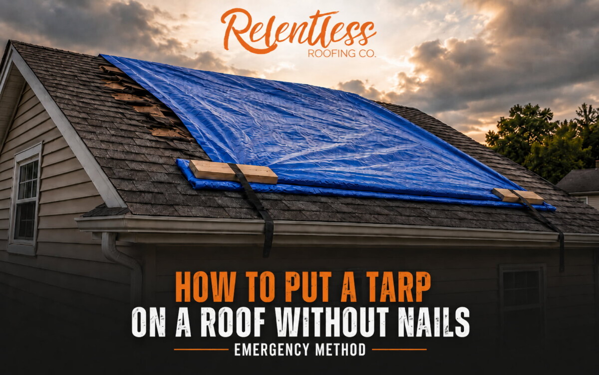 How to Put a Tarp on a Roof Without Nails - Emergency Method