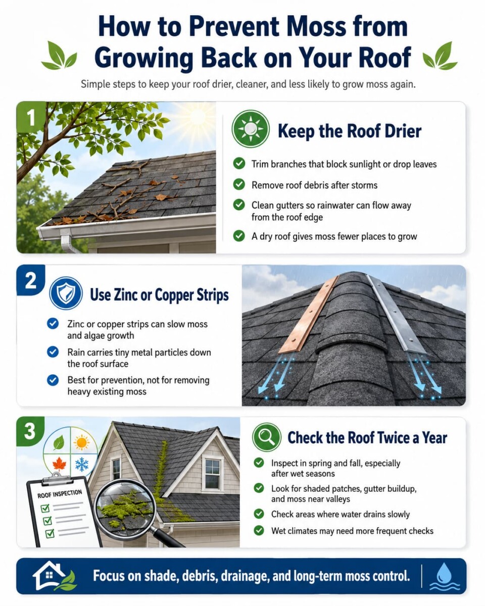 Roof Moss Removal Guide - Safe Steps to Protect Your Shingles