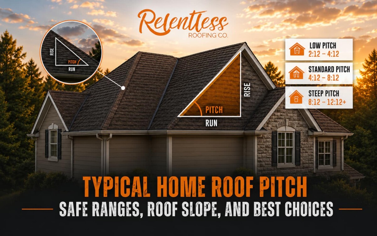 Typical Home Roof Pitch - Safe Ranges, Roof Slope, and Best Choices