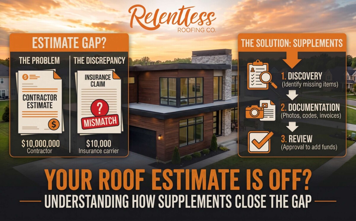 How roofing supplements bridge gaps between contractor estimates and insurance claim payouts.